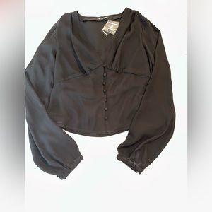 Express Sexy bustier style blouse